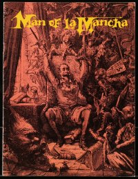 8m213 MAN OF LA MANCHA stage play souvenir program book 1965 Richard Kiley as Don Quixote!