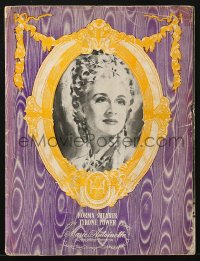 8m216 MARIE ANTOINETTE souvenir program book 1938 Norma Shearer & Tyrone Power, die-cut cover!