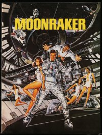 8m230 MOONRAKER souvenir program book 1979 Roger Moore as James Bond, Lois Chiles, Richard Kiel!
