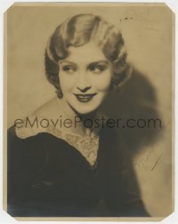 8p090 MARY EATON signed deluxe 11x14 still 1920s pretty head & shoulders portrait by Hal Phyfe!