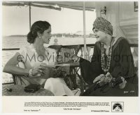 8p371 ANGELA LANSBURY signed 8x9.75 still 1978 close up with Lois Chiles in Death on the Nile!