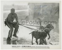 8p380 ANTHONY ZERBE signed 8.25x10 still 1967 as Dog Boy with his hounds in Cool Hand Luke!