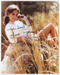 8p788 DAWN WELLS signed color 8x10 REPRO still 1980s as wholesome Mary Ann from Gilligan's Island!