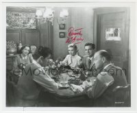 8p868 DOROTHY MCGUIRE signed 8x10 REPRO still 1980s w/ Dana Andrews & Farley Granger in I Want You!