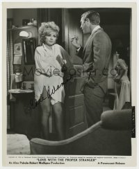 8p445 EDIE ADAMS signed 8.25x10 still 1964 with Steve McQueen in Love with the Proper Stranger!