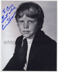 8p873 ERIC SHEA signed 8x10 REPRO still 1990s great portrait of the child actor wearing suit & tie!