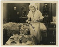 8p484 HAL ROACH signed 8x10 still 1932 on a scene with Dickie Moore in Our Gang's Free Wheeling!