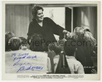 8p560 LYNN REDGRAVE signed 8.25x10 still 1966 in her early great success w/children in Georgy Girl!