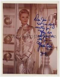 8p808 MARTA KRISTEN signed color 8x10 REPRO still 1980s she was Judy Robinson in TV's Lost In Space!