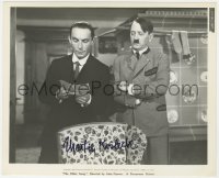 8p574 MARTIN KOSLECK signed 8.25x10 still 1944 close up with Bobby Watson in The Hitler Gang!