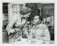 8p950 MYRNA LOY signed 8x10 REPRO still 1980s with Fredric March in The Best Years of Our Lives!