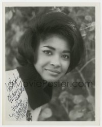 8p951 NANCY WILSON signed 8x10 REPRO still 1980s portrait of the pretty black jazz singer!