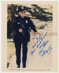 8p812 PAUL MARCO signed color 8x10 REPRO still 1992 the cop from Ed Wood's Plan 9 From Outer Space!
