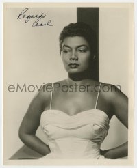 8p598 PEARL BAILEY signed deluxe 8x10 still 1950s the pretty African-American actress/singer!