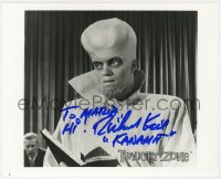 8p967 RICHARD KIEL signed 8x10 REPRO still 1990s as Kanamit in Twilight Zone's To Serve Man episode!