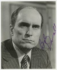 8p615 ROBERT DUVALL signed 7.25x8.75 still 1970s head & shoulders portrait wearing suit & tie!