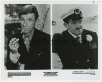 8p622 RODDY MCDOWALL signed 8x10 still 1982 split image with Colin Blakely in Evil Under the Sun!
