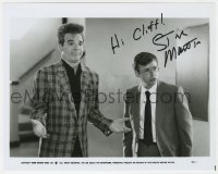 8p642 STEVE MARTIN signed 8x10 still 1990 great close up with Rick Moranis in My Blue Heaven!