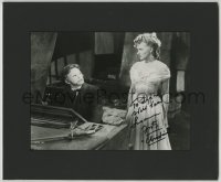 8p192 SUSANNA FOSTER matted signed 8x10 REPRO still 1980s w/ Claude Rains in Phantom of the Opera!