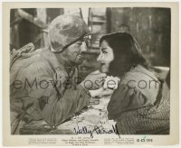8p663 WALLY CASSELL signed 8.25x10 still R1949 romancing pretty woman in The Story of G.I. Joe!