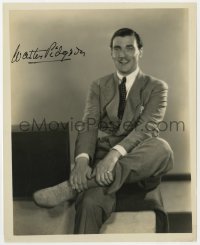 8p666 WALTER PIDGEON signed 8.25x10 still 1931 seated portrait by Elmer Fryer from Kiss Me Again!
