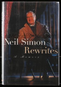 8p254 NEIL SIMON signed hardcover book 1996 his autobiography Rewrites: A Memoir!