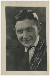 8p333 RICHARD DIX signed deluxe 5x7 fan photo 1920s head & shoulders smiling portrait in suit & tie!