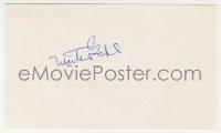 8p752 MARTIN GABEL signed 3x5 index card 1970s it can be framed & displayed with a repro still!