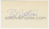 8p758 RED BUTTONS signed 3x5 index card 1980s it can be framed & displayed with a repro still!