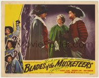 8p036 BLADES OF THE MUSKETEERS signed LC #2 1953 by Robert Clarke, who is D'Artagnan, Boetticher!