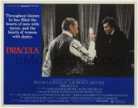 8p043 DRACULA signed LC 1979 by Frank Langella, who's shown mirror by Laurence Olivier!