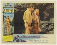 8p053 MARA OF THE WILDERNESS signed LC #4 1965 by Adam West, who's w/sexy wolf-girl Lori Saunders!