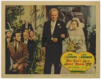 8p069 YOU CAN'T RUN AWAY FROM IT signed LC #2 1956 by June Allyson, who's with Bickford & Lemmon!