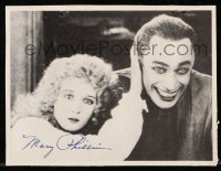 8p335 MARY PHILBIN framed signed book page 1980s great c/u with Conrad Veidt in The Man Who Laughs!