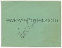 8p714 ROBERT ARMSTRONG/WALTER PIDGEON signed 5x6 album page 1940s it can be framed with a repro!