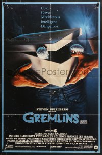 8r609 GREMLINS Aust 1sh 1984 cute, clever, mischievous, dangerous, Joe Dante, cool John Alvin art!