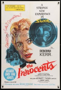 8r618 INNOCENTS Aust 1sh 1962 Deborah Kerr is outstanding in Henry James' English classic horror!