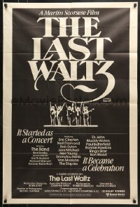 8r627 LAST WALTZ Aust 1sh 1978 Martin Scorsese, started as a rock concert & became a celebration!