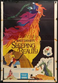 8r653 SLEEPING BEAUTY Aust 1sh R1970s Walt Disney cartoon classic, used in New Zealand!