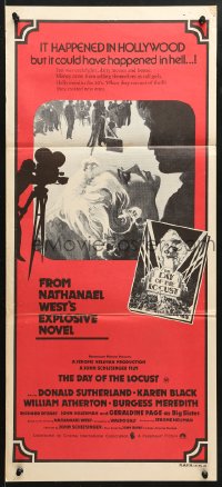 8r771 DAY OF THE LOCUST Aust daybill 1975 John Schlesinger's version of Nathaniel West's novel!