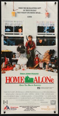 8r839 HOME ALONE Aust daybill 1990 classic Macaulay Culkin, Daniel Stern, Joe Pesci!