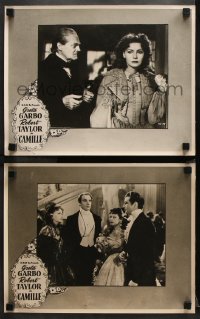 8r001 CAMILLE 2 Aust LCs R1950s completely different images of Greta Garbo, Taylor, Barrymore!