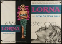 8r248 LORNA German 33x47 1965 super sexy Lorna Maitland in Russ Meyer sex classic, Rolf Goetze art!