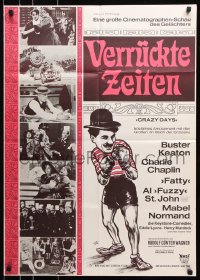 8r323 CRAZY DAYS German 1963 Verruckte Zeiten, completely different images & art of Buster Keaton!