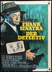 8r338 DETECTIVE German 1968 Frank Sinatra as gritty New York City cop, Bruno Rehak artwork!