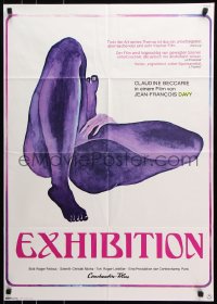8r351 EXHIBITION German 1976 Claudine Beccarie, super sexy legs artwork!