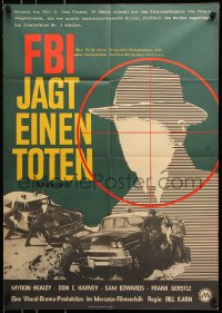 8r360 GANG BUSTERS German 1965 Public Enemy No 4, based on hit TV and radio show!