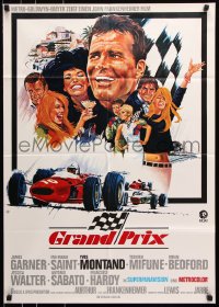 8r366 GRAND PRIX German R1970s Formula One race car driver James Garner, racing art!