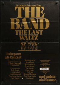 8r407 LAST WALTZ German 1978 Martin Scorsese, it started as a rock concert & became a celebration!
