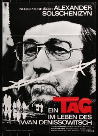8r445 ONE DAY IN THE LIFE OF IVAN DENISOVICH German 1974 Courtenay plays Solzhenitsyn in Gulag!